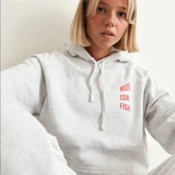 Moosecowfish Devon Hoodie Grey XL new‎ - Picture 2 of 5